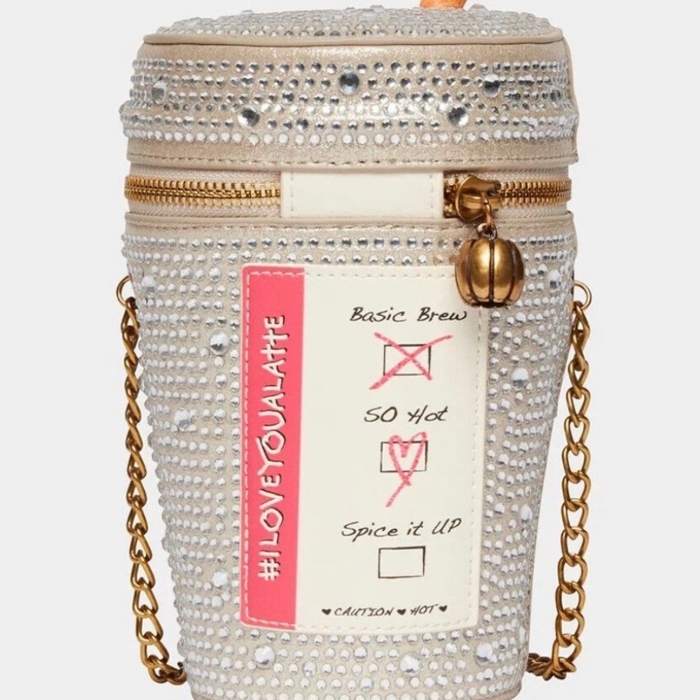 NWT Betsey Johnson Kitsch Spice Spice Baby Crystal Sm Crossbody Limited Edition - Picture 7 of 9